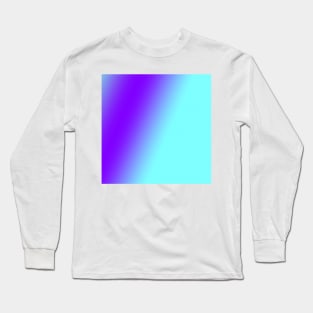 blue purple abstract texture art Long Sleeve T-Shirt